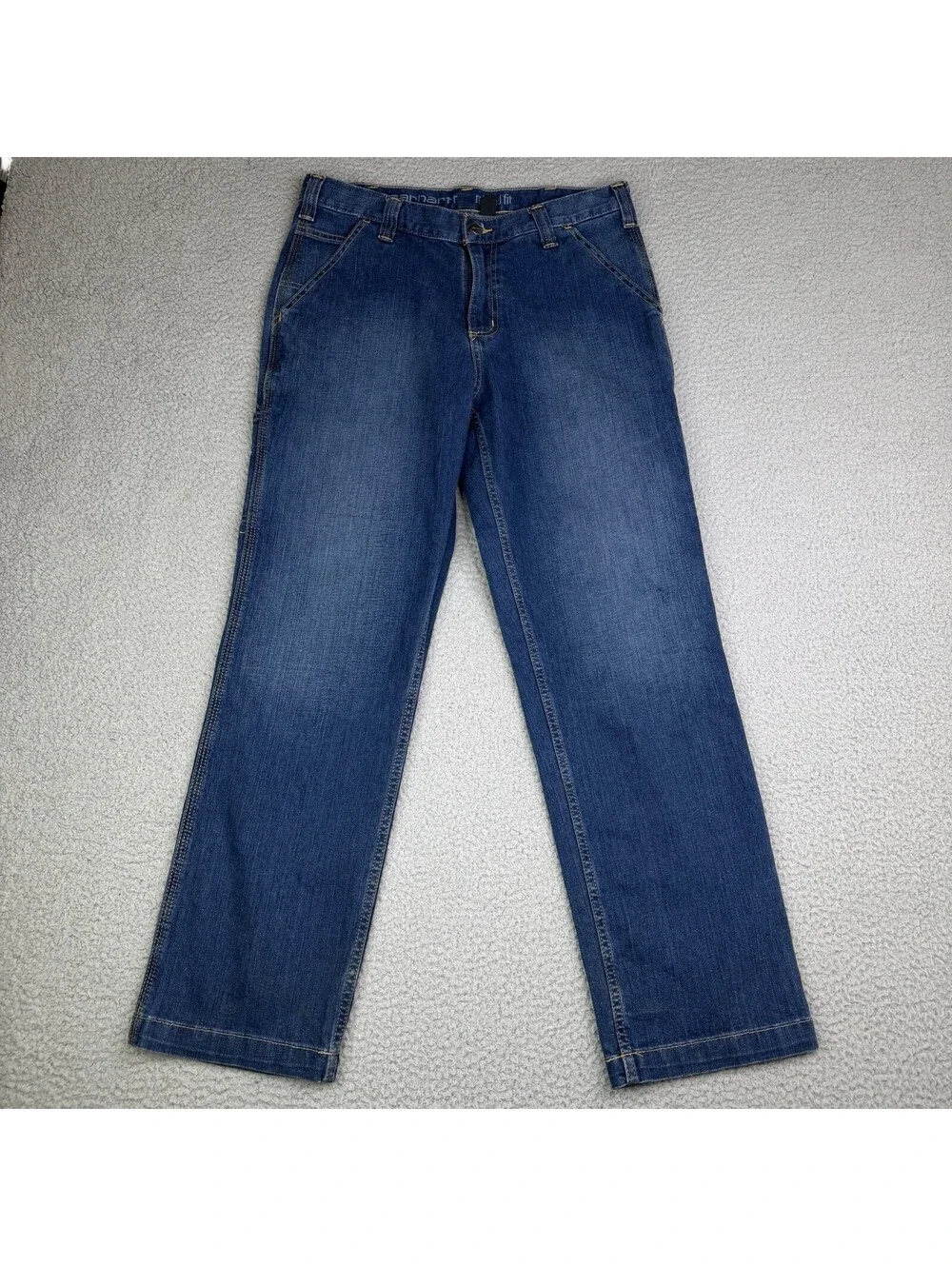 Carhartt Relaxed Fit Utility Carpenter Men's Jeans Size 33x30 EUC